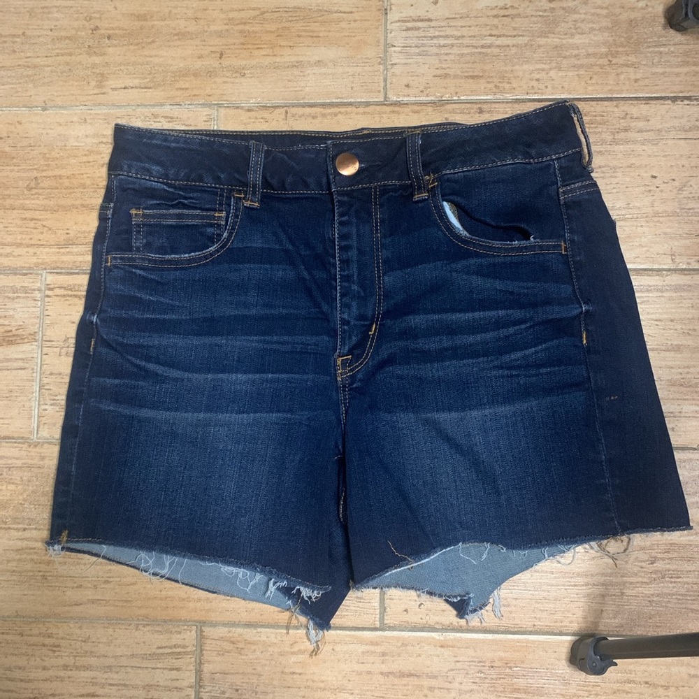 American Eagle Dark Denim Shorts